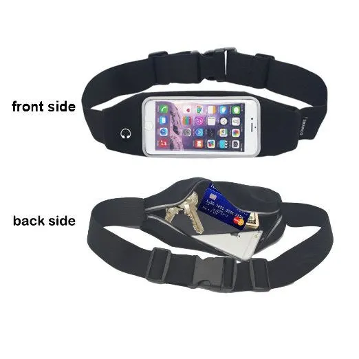 Waist Pack, Adjustable and Touchscreen Running Belt for iPhone6, iPod, Keys, Cash and Credit Cards