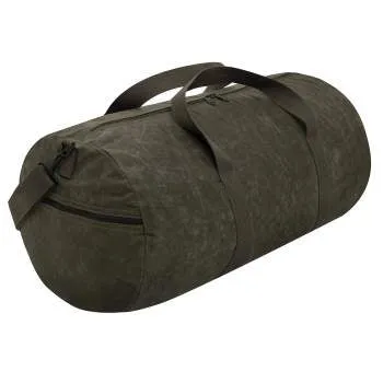 Waxed Canvas Shoulder Duffle Bag