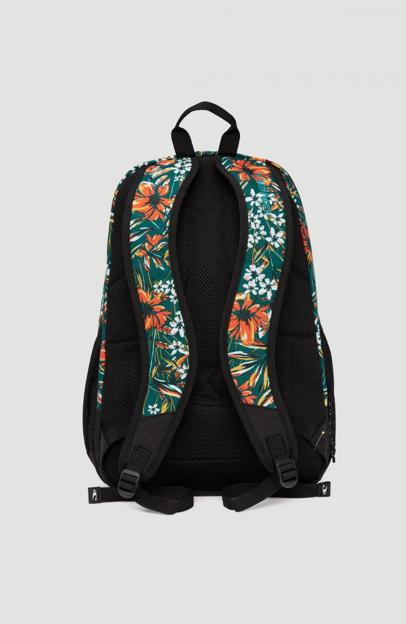 Wedge Backpack | Flower Wall