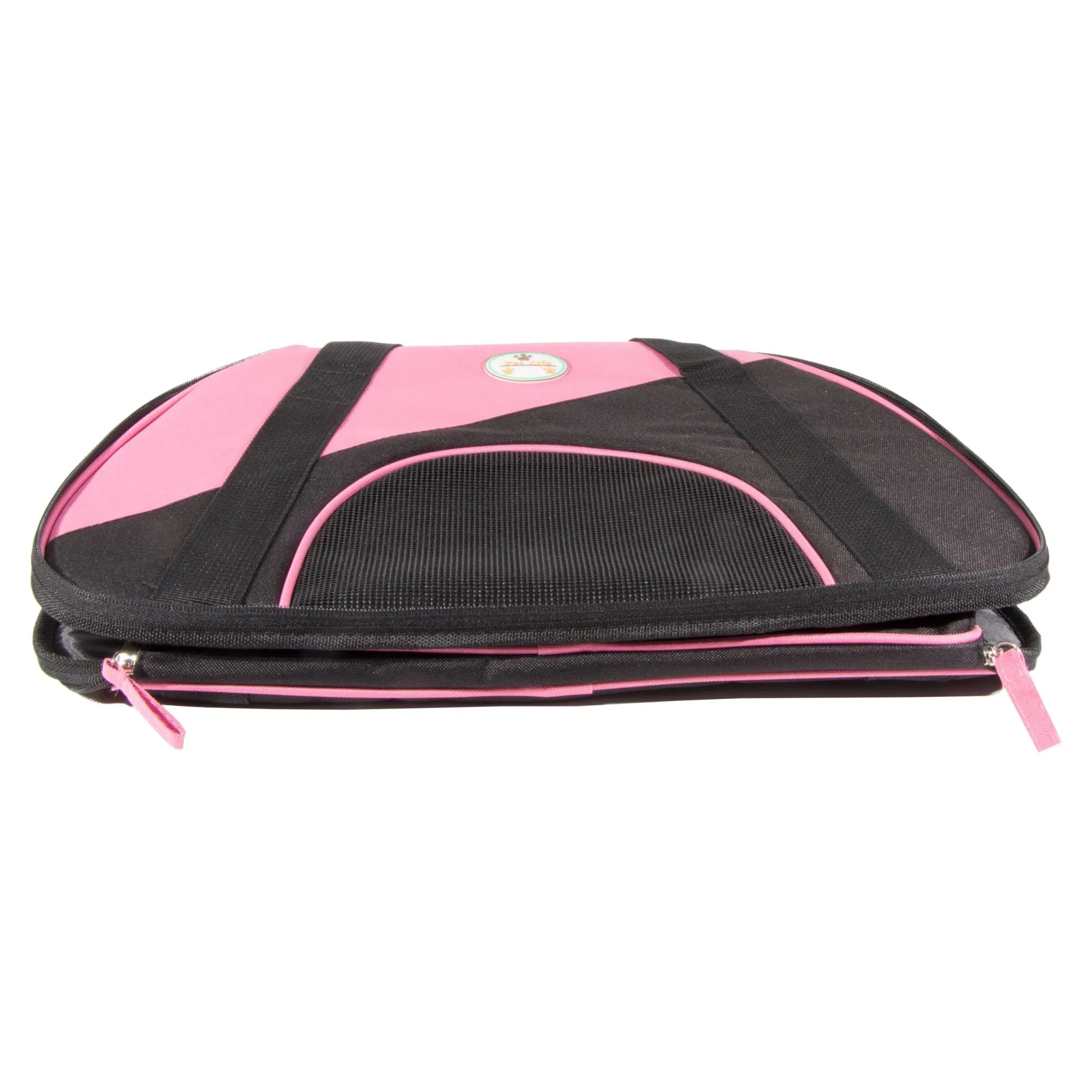 Zip-N-Go Contoured Airline Approved Pet Carrier - Pink